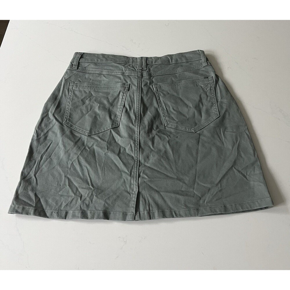 Kuhl Kontour Canvas Skirt Gray Women’s Size 6 - Picture 2 of 5